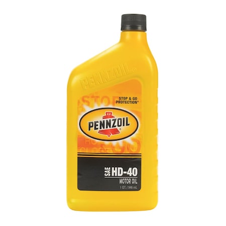 Pennzoil 1 qt Hd Motor Oil, 6PK 8099681
